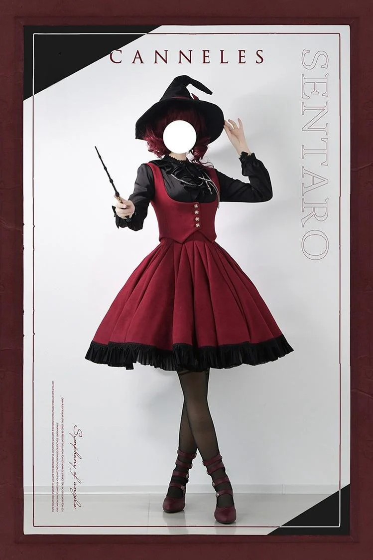 Canneles Elegant Classic High Waist Lolita Skirt - Image 50