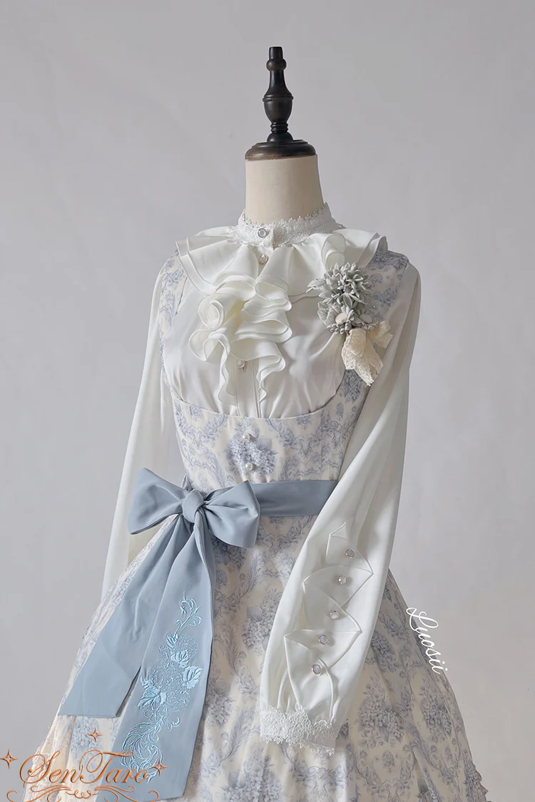 Dark Forest - Elegant Baroque Lolita Blouse - Image 10