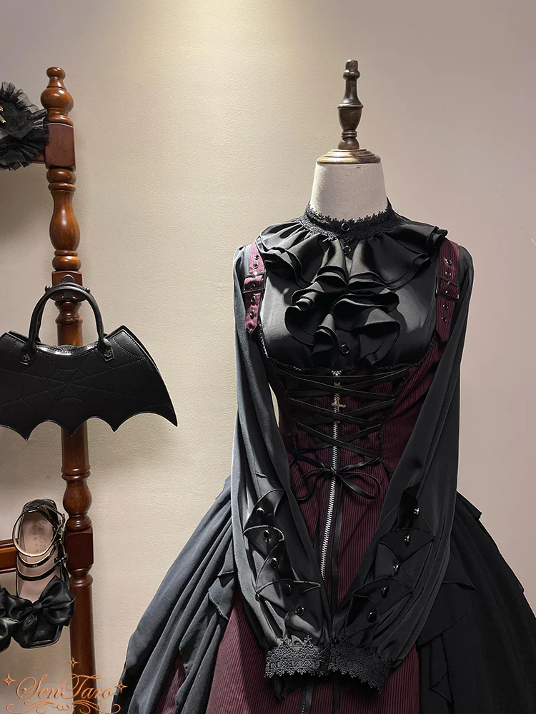 Dark Forest - Elegant Baroque Lolita Blouse - Image 14
