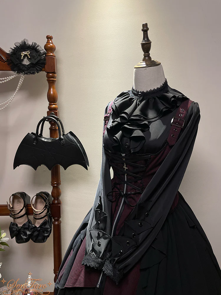 Dark Forest - Elegant Baroque Lolita Blouse - Image 15