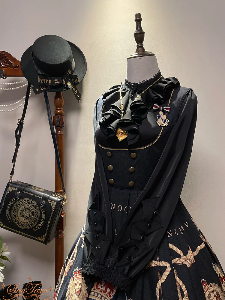 Dark Forest - Elegant Baroque Lolita Blouse - Image 16