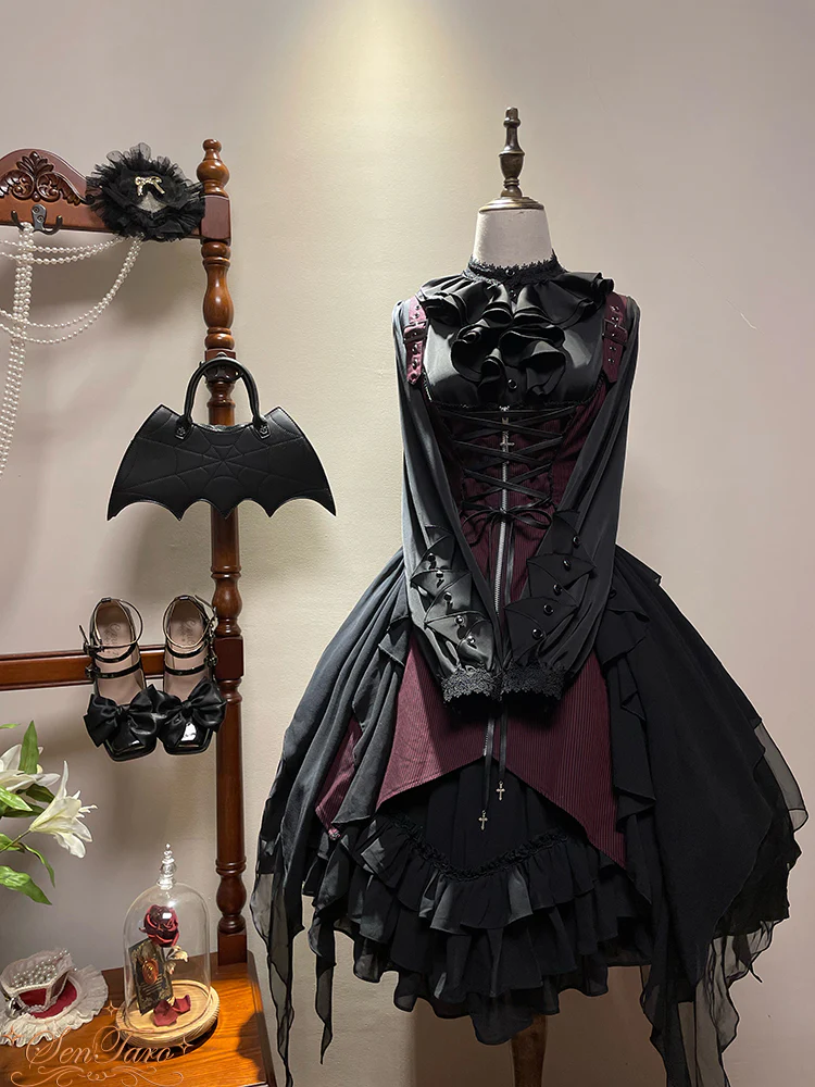 Dark Forest - Elegant Baroque Lolita Blouse - Image 18