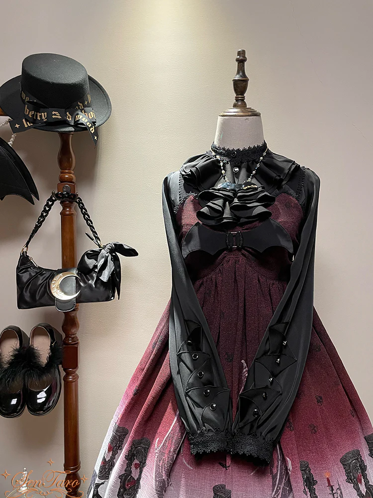 Dark Forest - Elegant Baroque Lolita Blouse - Image 19