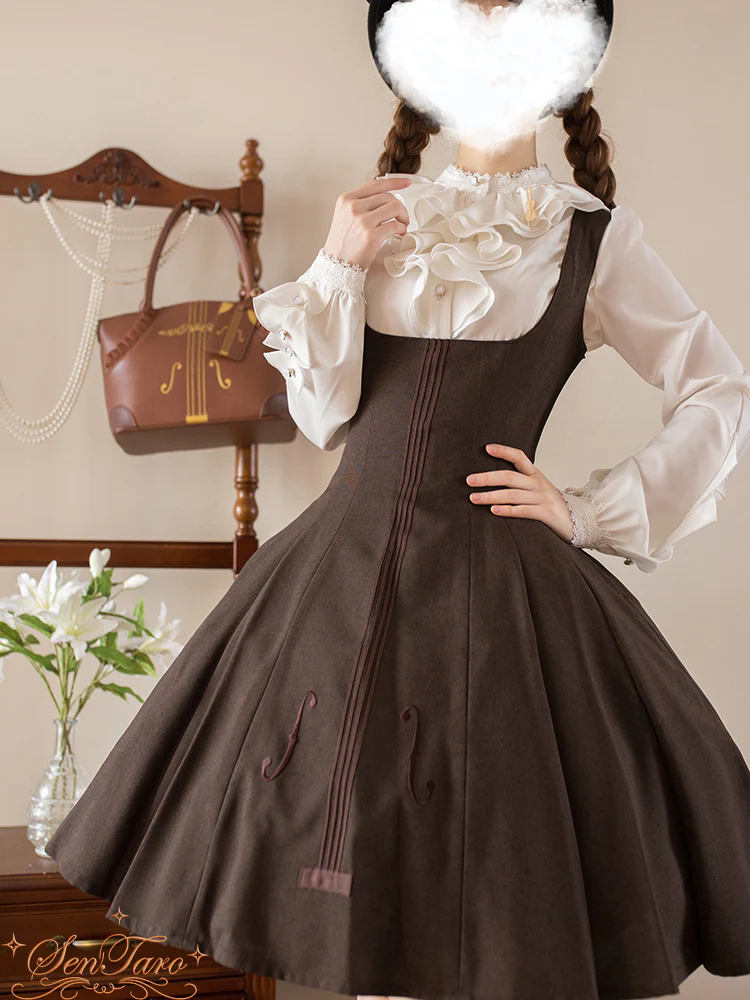 Dark Forest - Elegant Baroque Lolita Blouse - Image 24