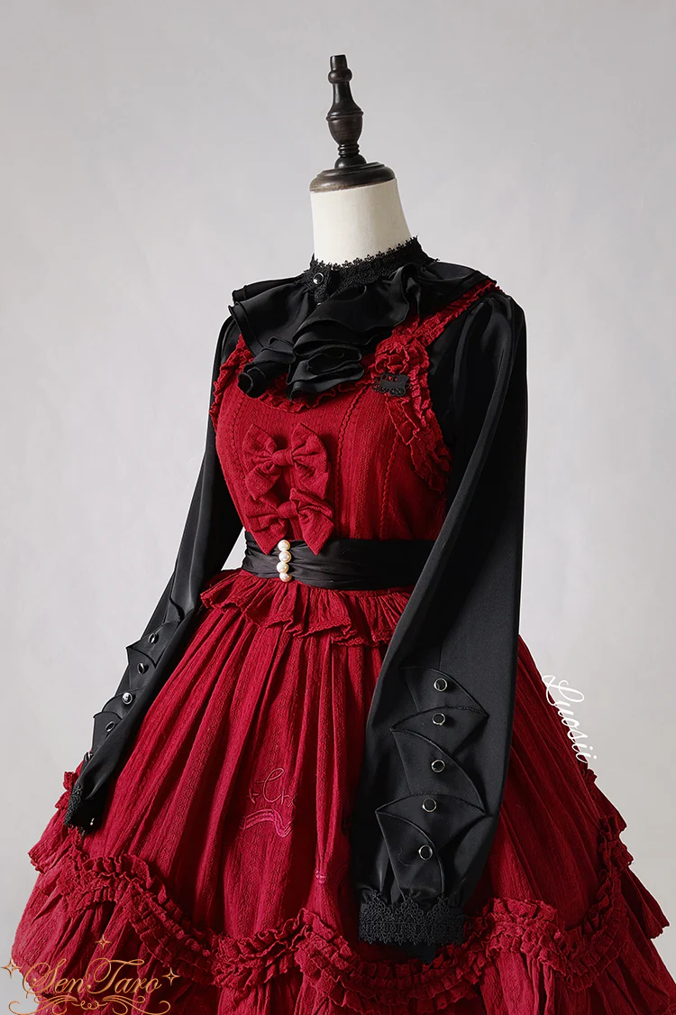 Dark Forest - Elegant Baroque Lolita Blouse - Image 28