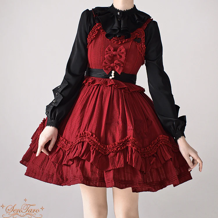Dark Forest - Elegant Baroque Lolita Blouse - Image 29