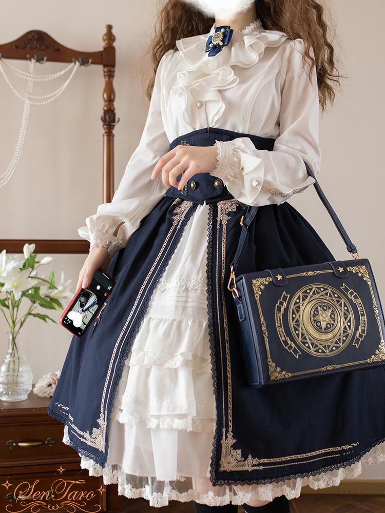 Dark Forest - Elegant Baroque Lolita Blouse - Image 5