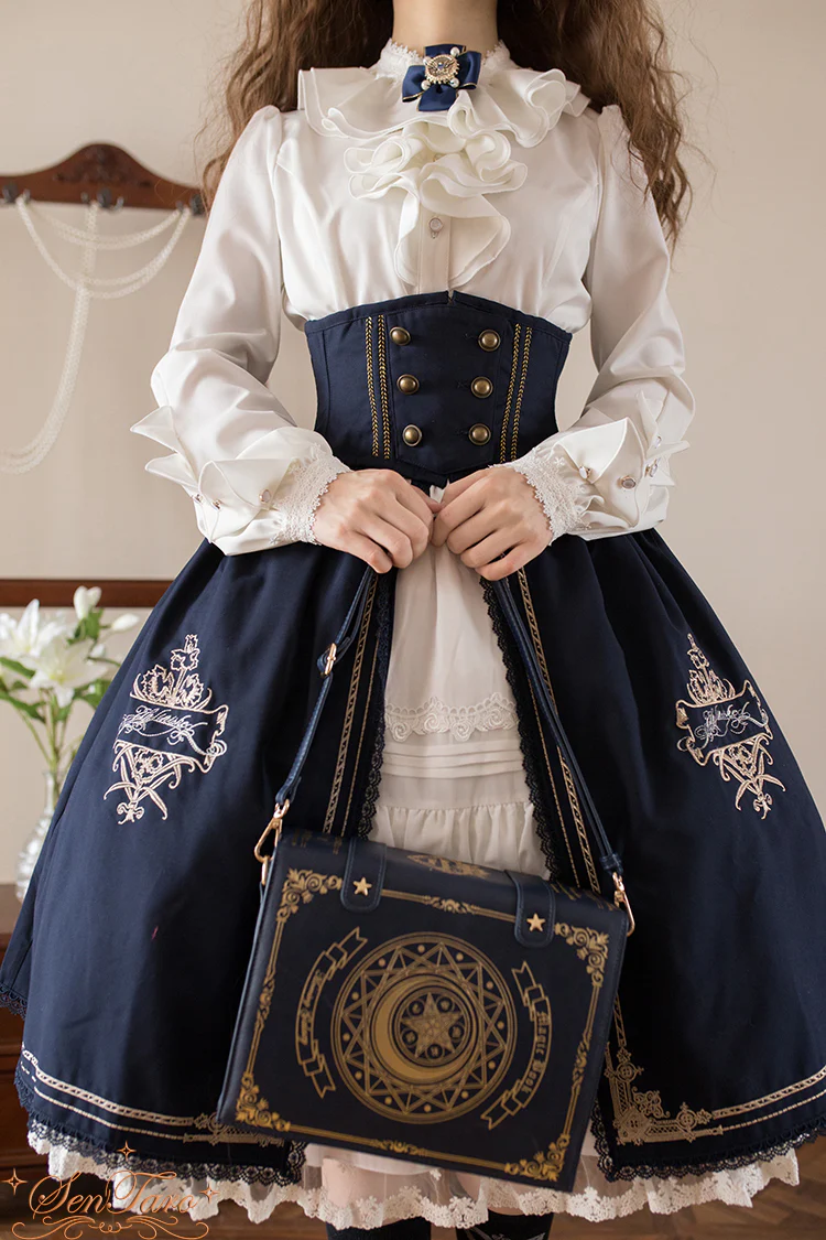 Dark Forest - Elegant Baroque Lolita Blouse - Image 6