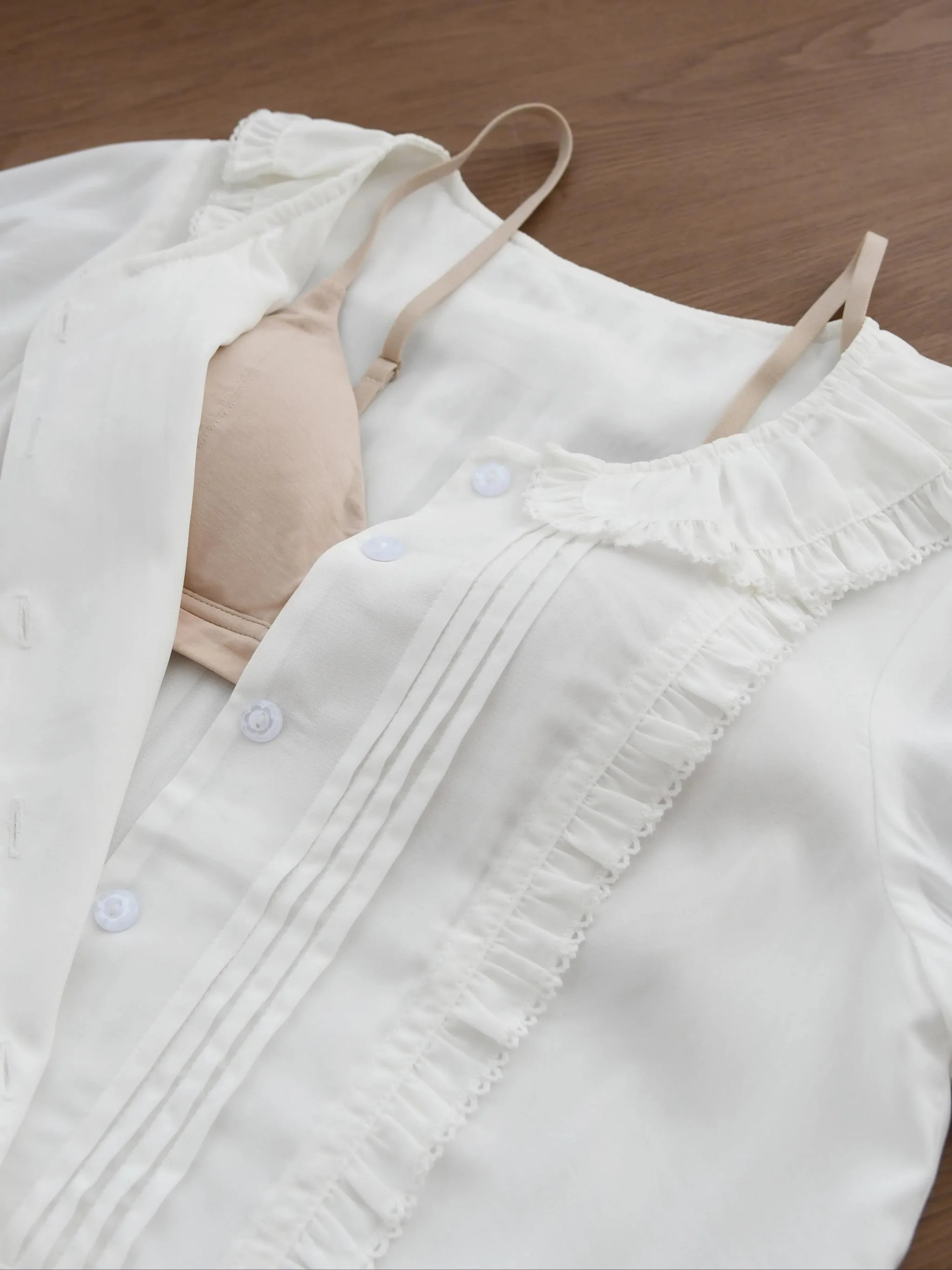 EverSpring - Short Sleeve Sweet Lolita Shirt, Peter Pan Collar - Image 10