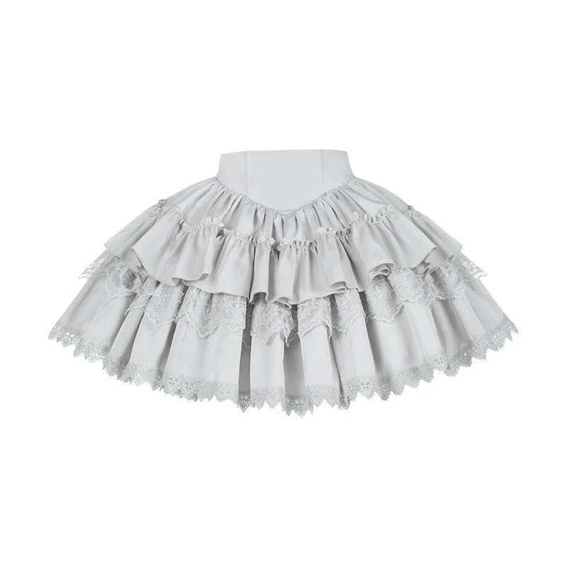 Humanoid Robot - Silver Gothic Lolita Mermaid Skirt Set - Image 70