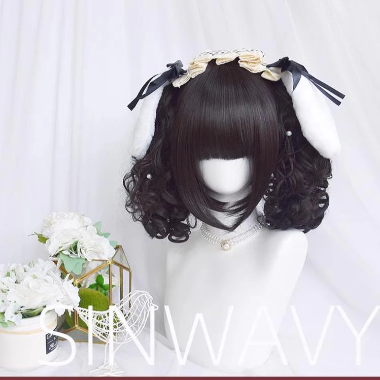 Sinwavy - Pandora's Box - Lolita Short Wig with Cute Double Ponytails - Image 20