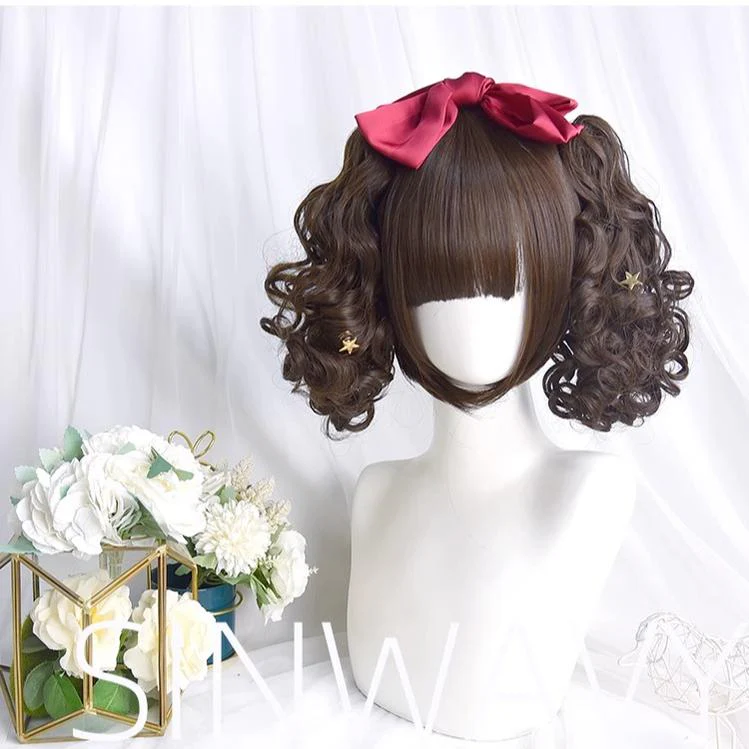 Sinwavy - Pandora's Box - Lolita Short Wig with Cute Double Ponytails - Image 27