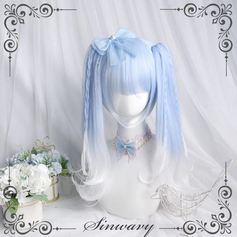 Sinwavy - Pandora's Box - Lolita Short Wig with Cute Double Ponytails - Image 37