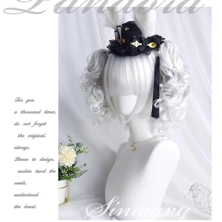 Sinwavy - Pandora's Box - Lolita Short Wig with Cute Double Ponytails - Image 39