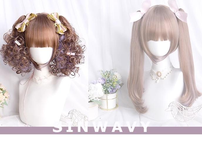 Sinwavy - Pandora's Box - Lolita Short Wig with Cute Double Ponytails - Image 41