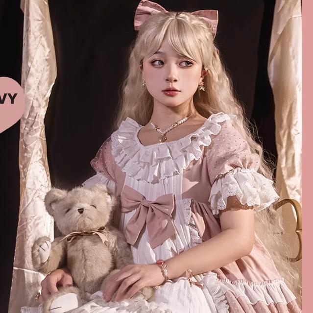 Sinwavy - Waltz - Elegant Lolita Long Curly Wig Multicolors - Image 3