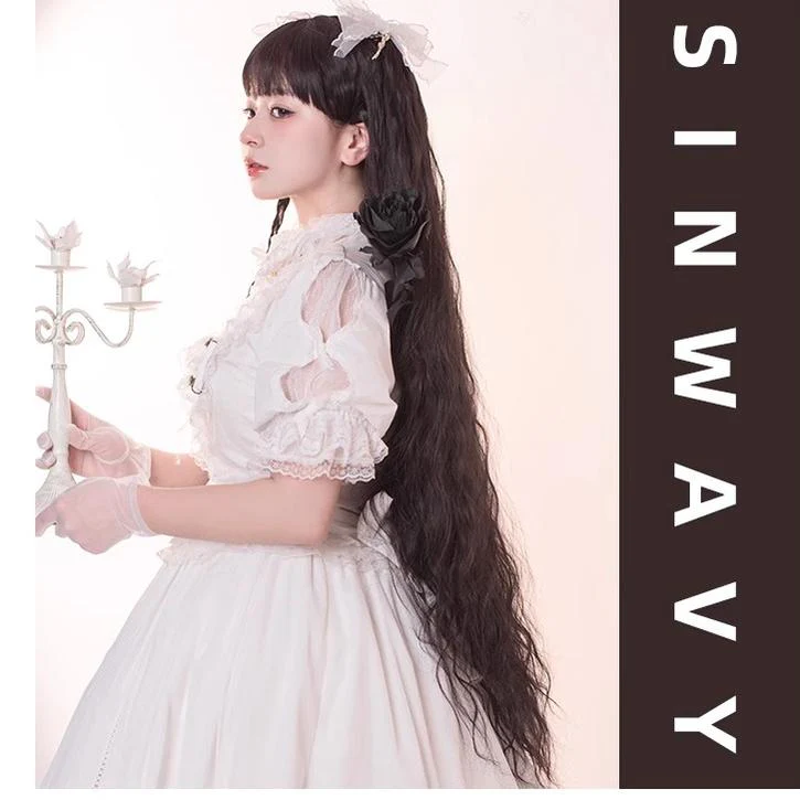 Sinwavy - Waltz - Elegant Lolita Long Curly Wig Multicolors - Image 5