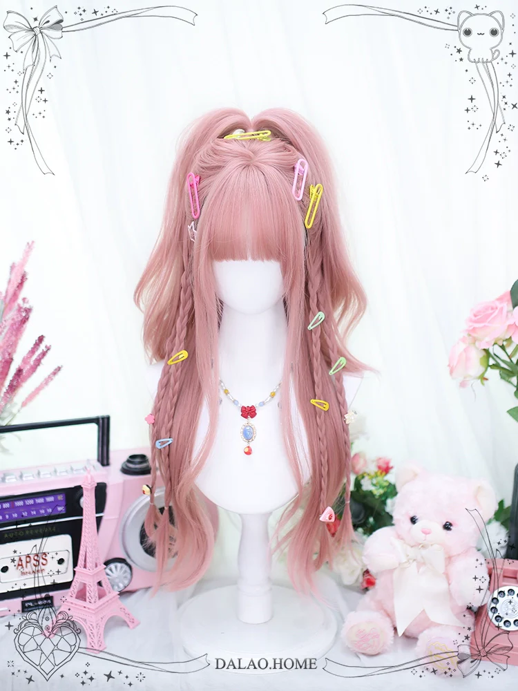 Dalao Home - Solid Lolita Wig, Long Curly - Image 2
