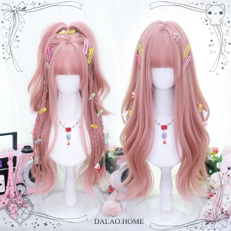 Dalao Home - Solid Lolita Wig, Long Curly - Image 4