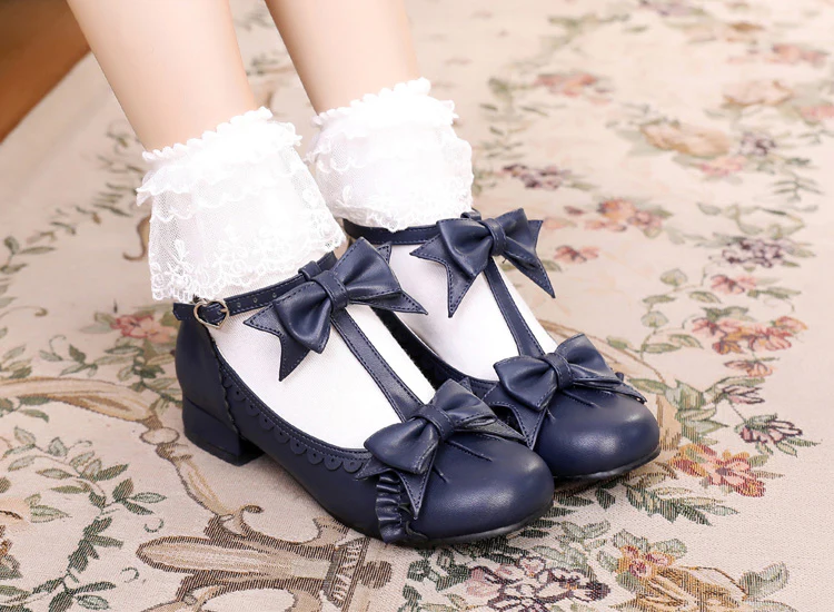 Mengjiang Kiri - Sweet Lolita Gorgeous Leather Shoes - Image 10