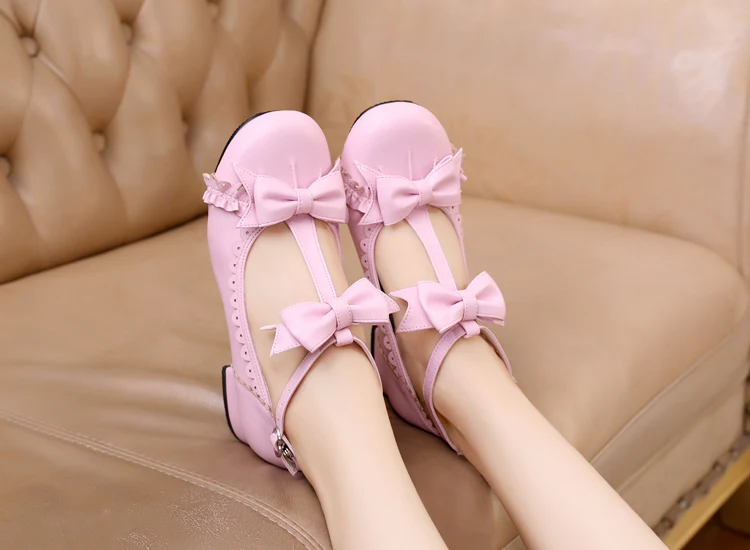 Mengjiang Kiri - Sweet Lolita Gorgeous Leather Shoes - Image 13