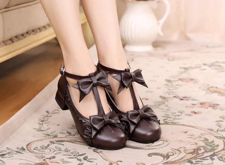 Mengjiang Kiri - Sweet Lolita Gorgeous Leather Shoes - Image 14