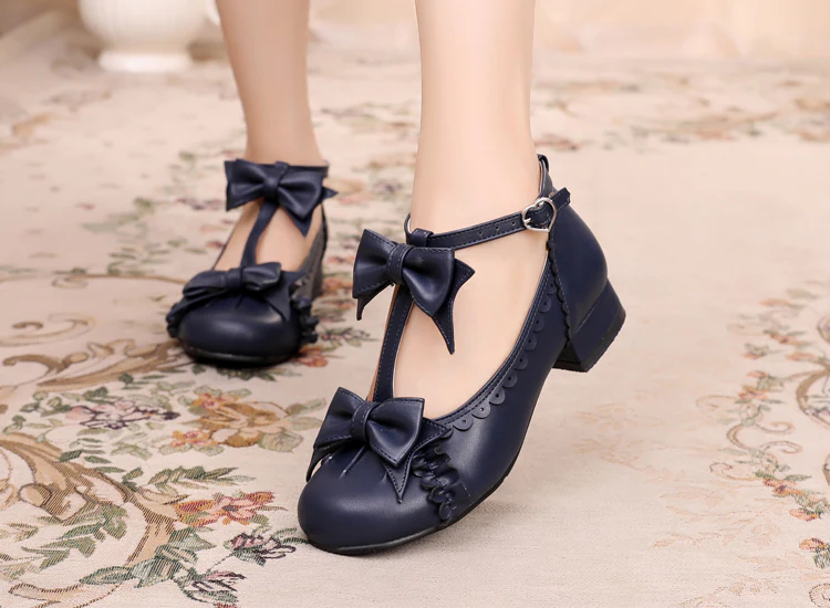Mengjiang Kiri - Sweet Lolita Gorgeous Leather Shoes - Image 2