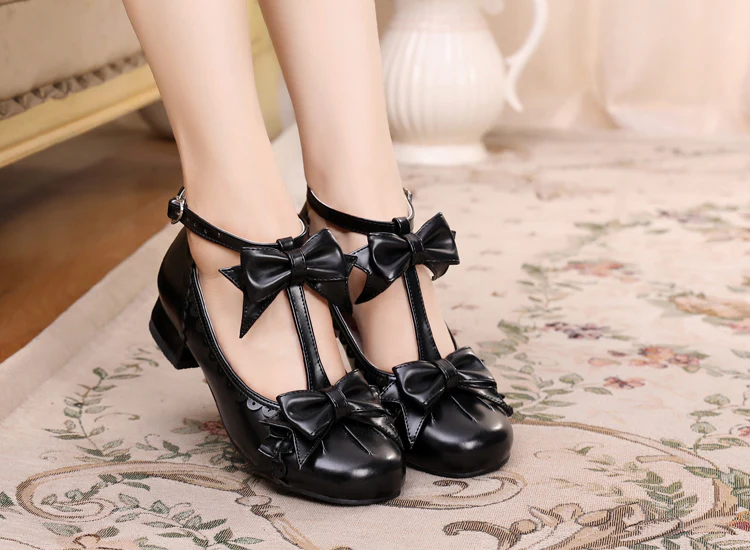 Mengjiang Kiri - Sweet Lolita Gorgeous Leather Shoes - Image 23