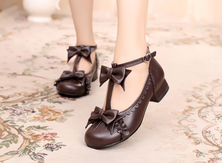 Mengjiang Kiri - Sweet Lolita Gorgeous Leather Shoes - Image 3