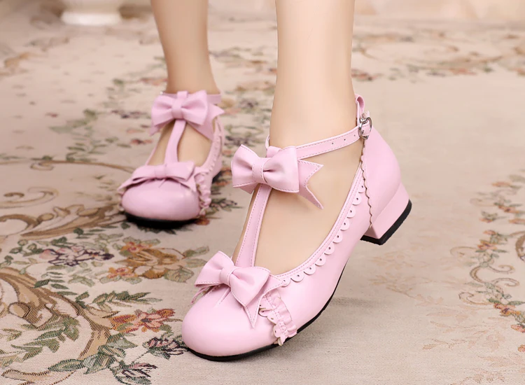 Mengjiang Kiri - Sweet Lolita Gorgeous Leather Shoes - Image 4