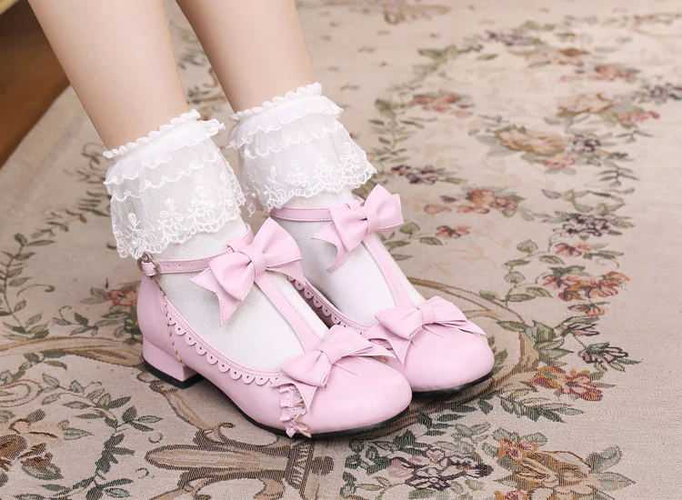 Mengjiang Kiri - Sweet Lolita Gorgeous Leather Shoes - Image 9
