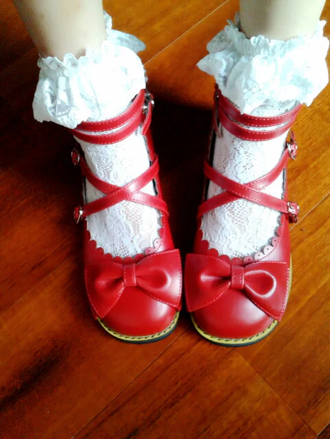 Sweet Lolita Low Heel Shoes Multicolors - Image 10