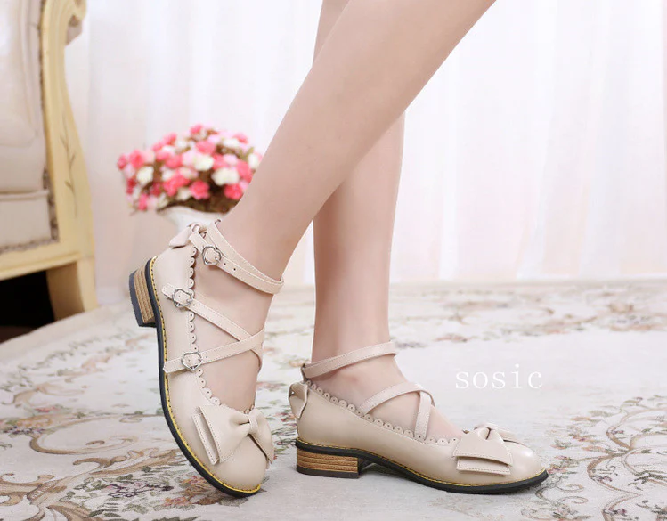 Sweet Lolita Low Heel Shoes Multicolors - Image 13