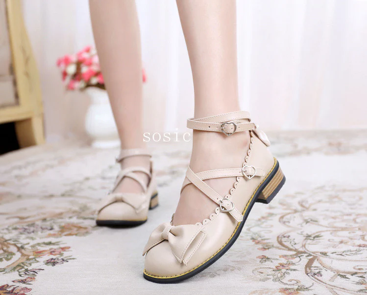 Sweet Lolita Low Heel Shoes Multicolors - Image 14