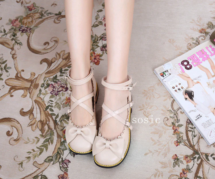 Sweet Lolita Low Heel Shoes Multicolors - Image 15