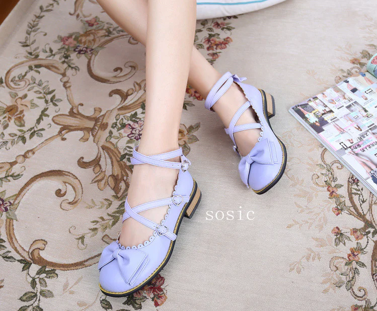 Sweet Lolita Low Heel Shoes Multicolors - Image 17