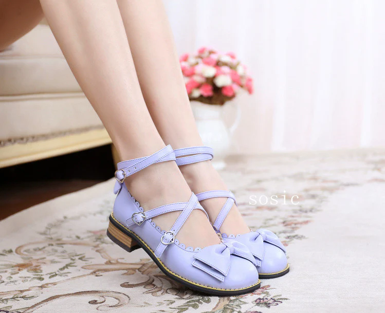 Sweet Lolita Low Heel Shoes Multicolors - Image 21