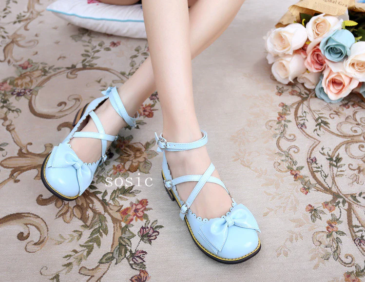 Sweet Lolita Low Heel Shoes Multicolors - Image 31