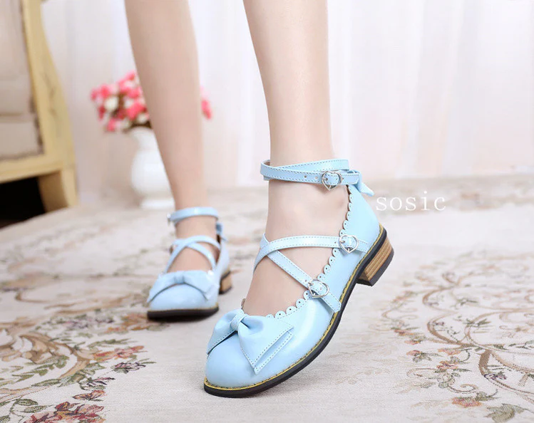 Sweet Lolita Low Heel Shoes Multicolors - Image 5