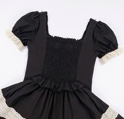 With PUJI - Chapter Seven - Spring Cotton Lolita OP Dress Doll-Like Dress - Image 16