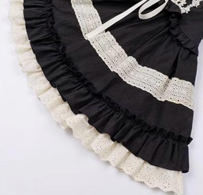 With PUJI - Chapter Seven - Spring Cotton Lolita OP Dress Doll-Like Dress - Image 17