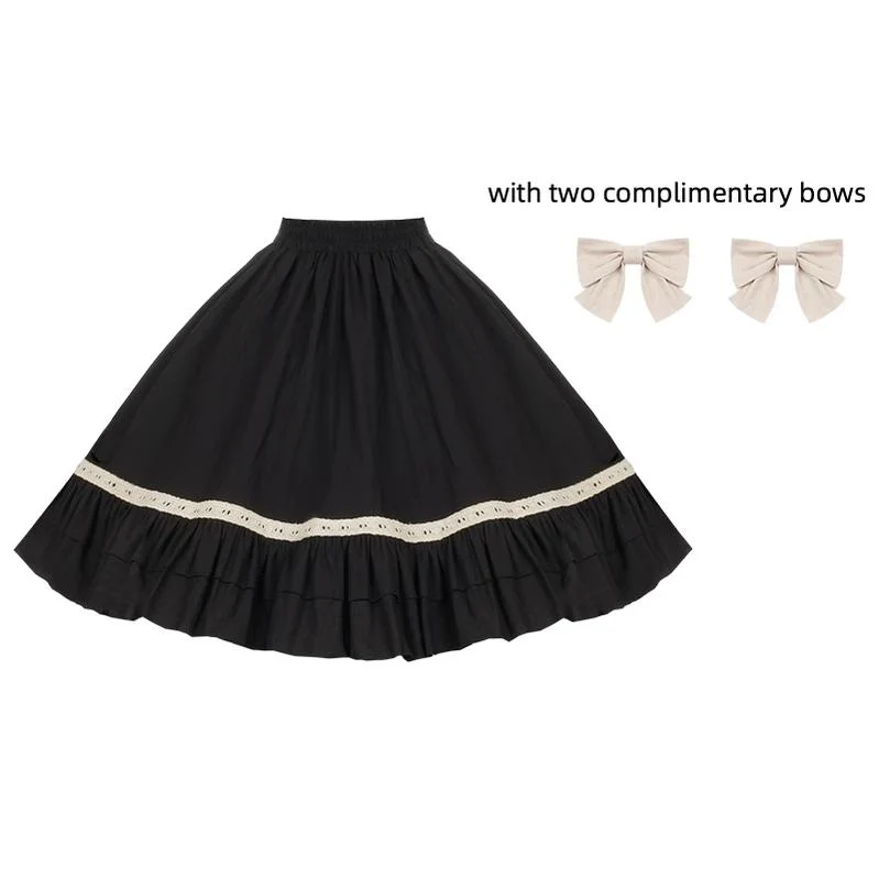 With PUJI - Chapter Seven - Spring Cotton Lolita OP Dress Doll-Like Dress - Image 18