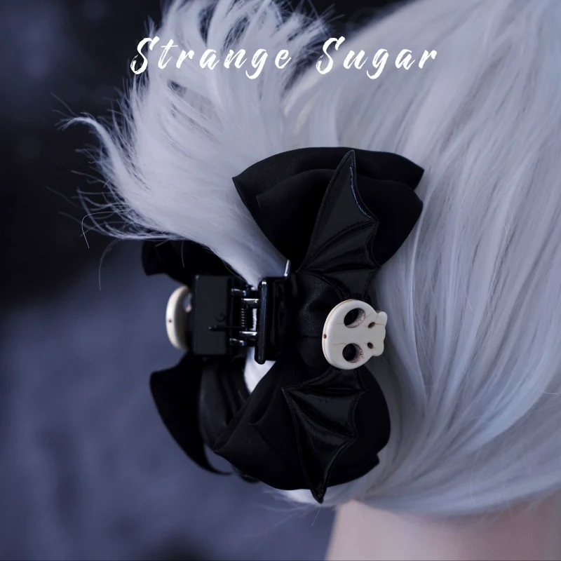 Strange Sugar - Gothic Hair Accessories Set Skulls Sharks Lolita Clips Headbands - Image 13