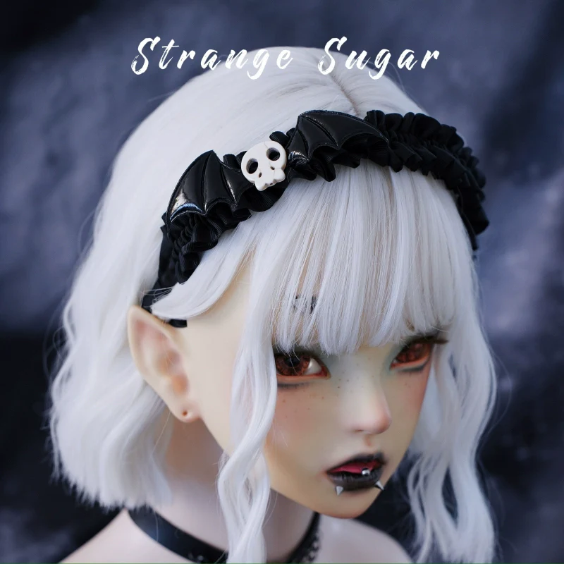 Strange Sugar - Gothic Hair Accessories Set Skulls Sharks Lolita Clips Headbands - Image 2