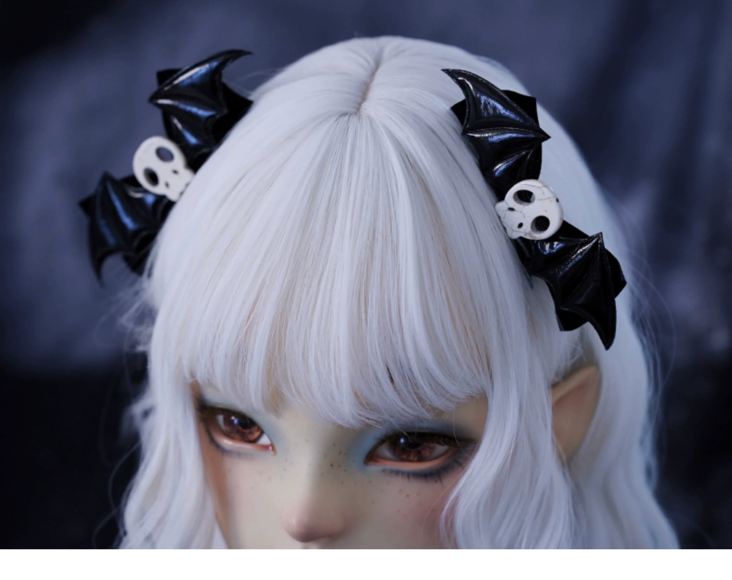 Strange Sugar - Gothic Hair Accessories Set Skulls Sharks Lolita Clips Headbands - Image 27