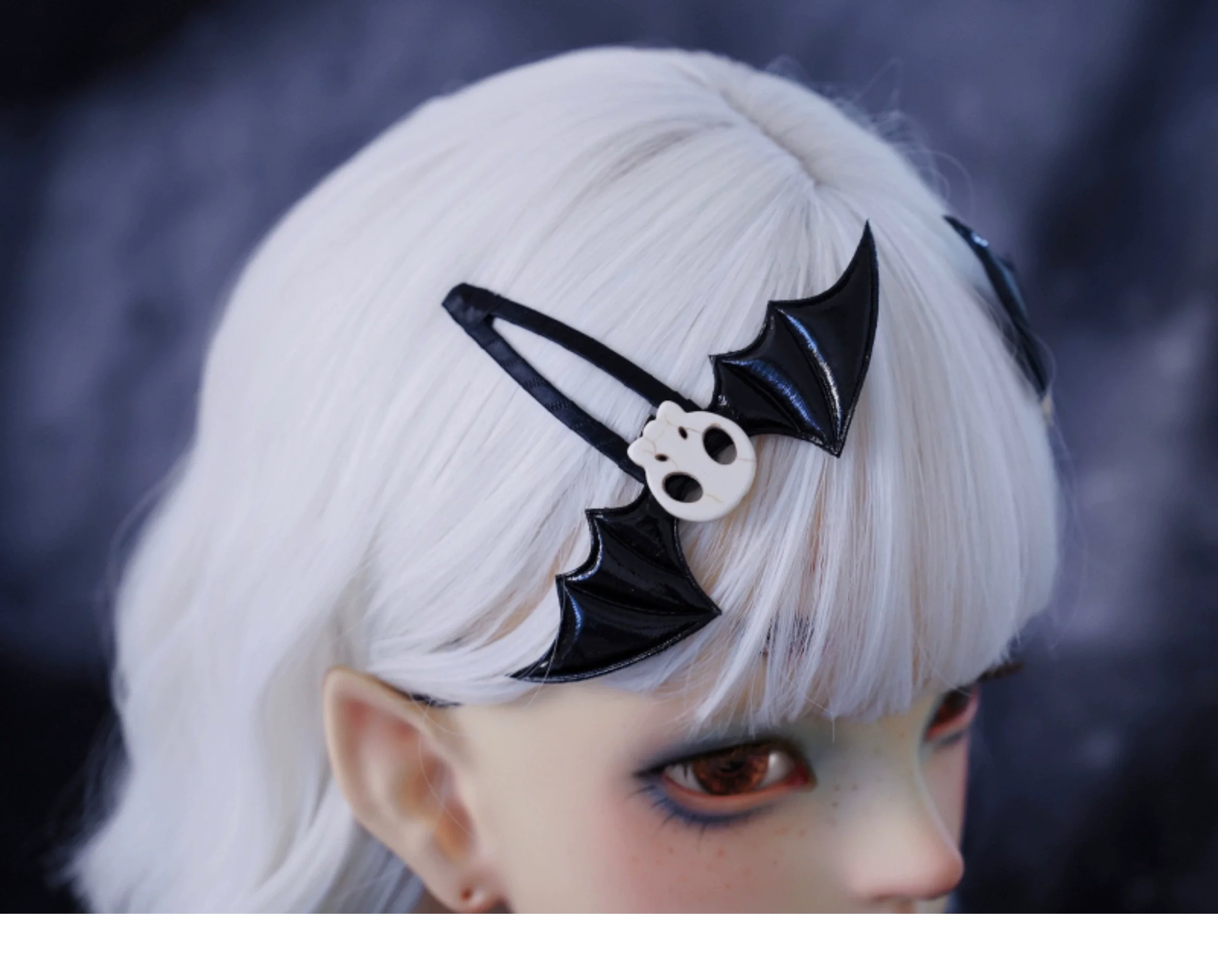Strange Sugar - Gothic Hair Accessories Set Skulls Sharks Lolita Clips Headbands - Image 29