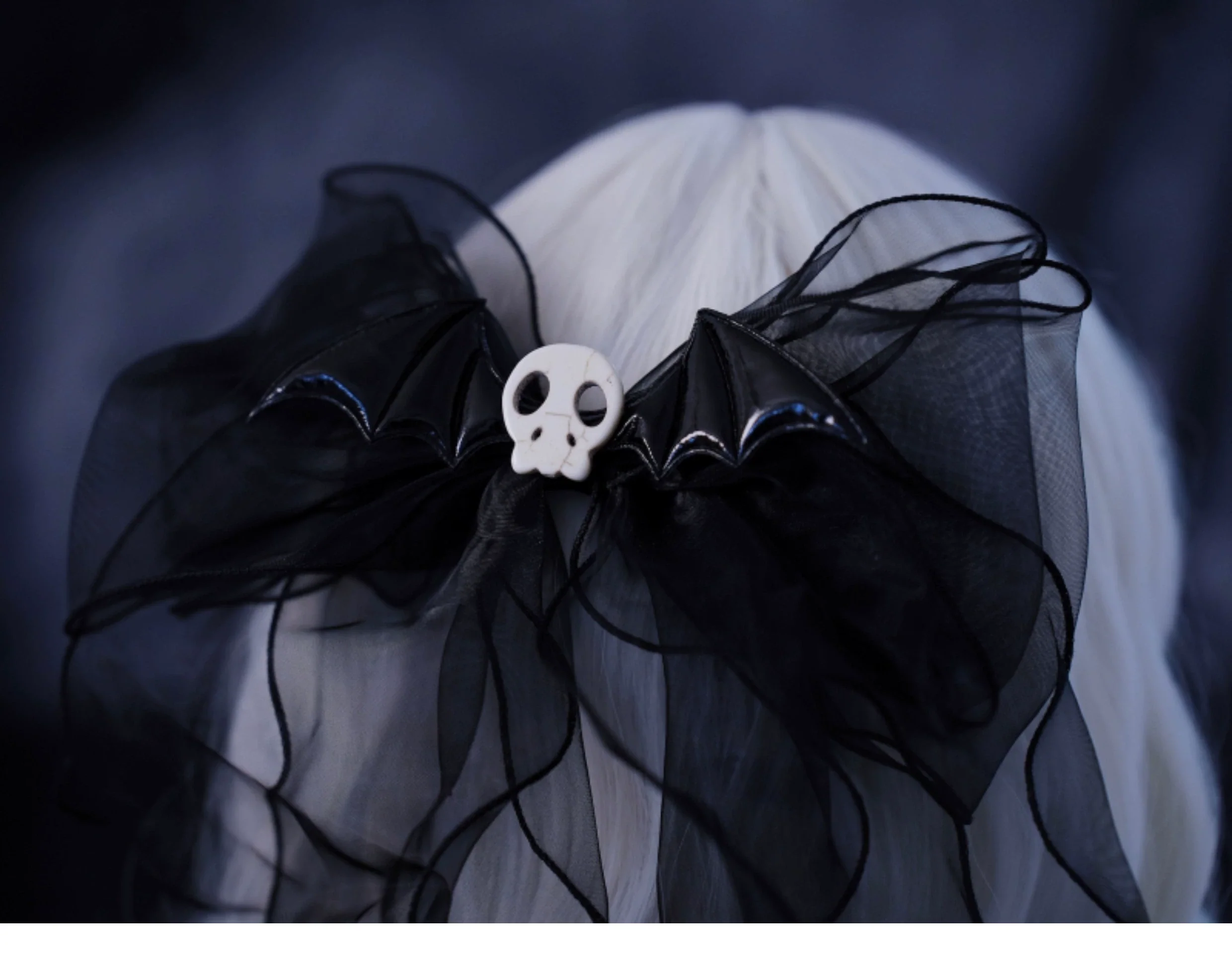 Strange Sugar - Gothic Hair Accessories Set Skulls Sharks Lolita Clips Headbands - Image 37