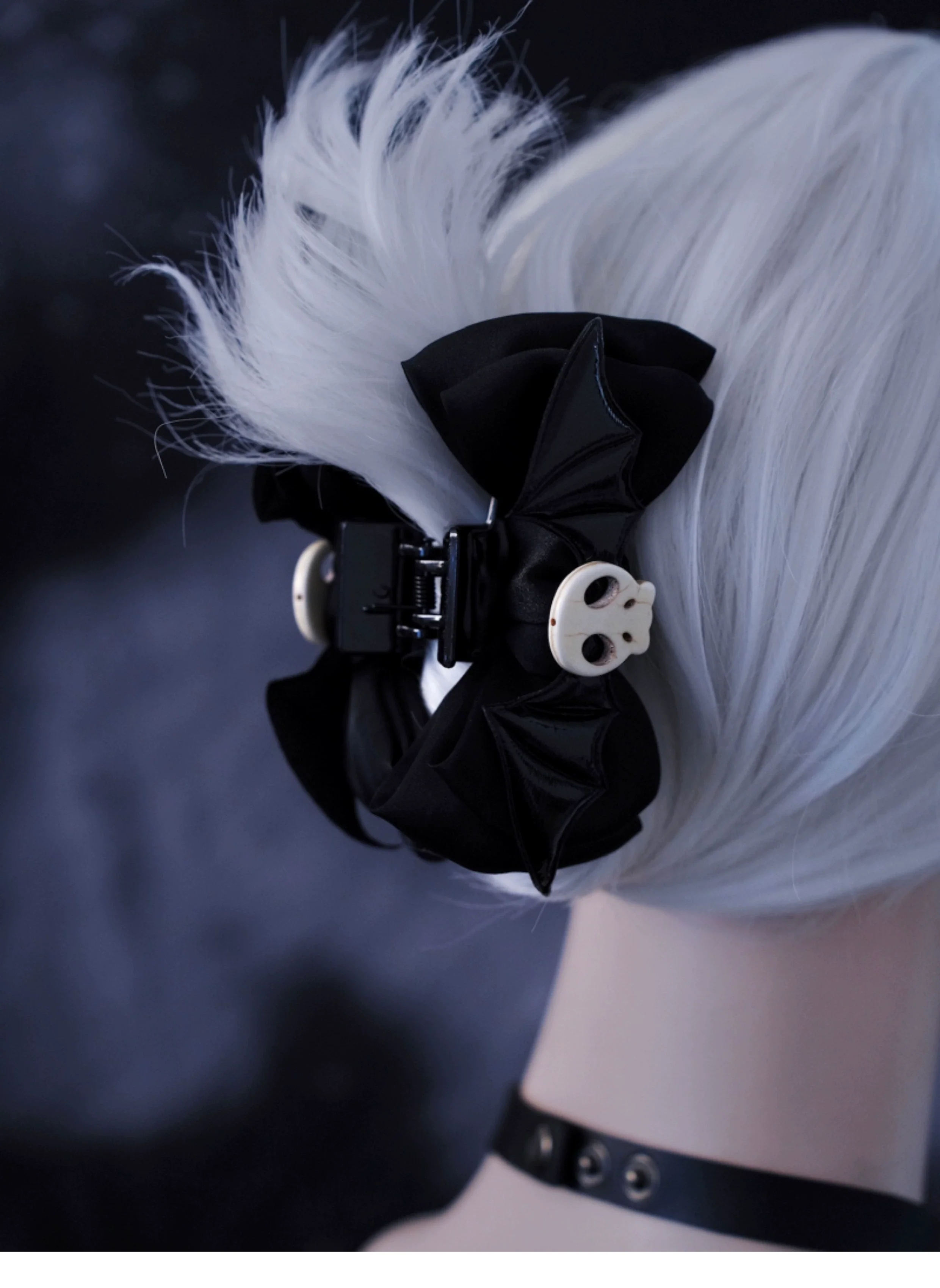 Strange Sugar - Gothic Hair Accessories Set Skulls Sharks Lolita Clips Headbands - Image 38