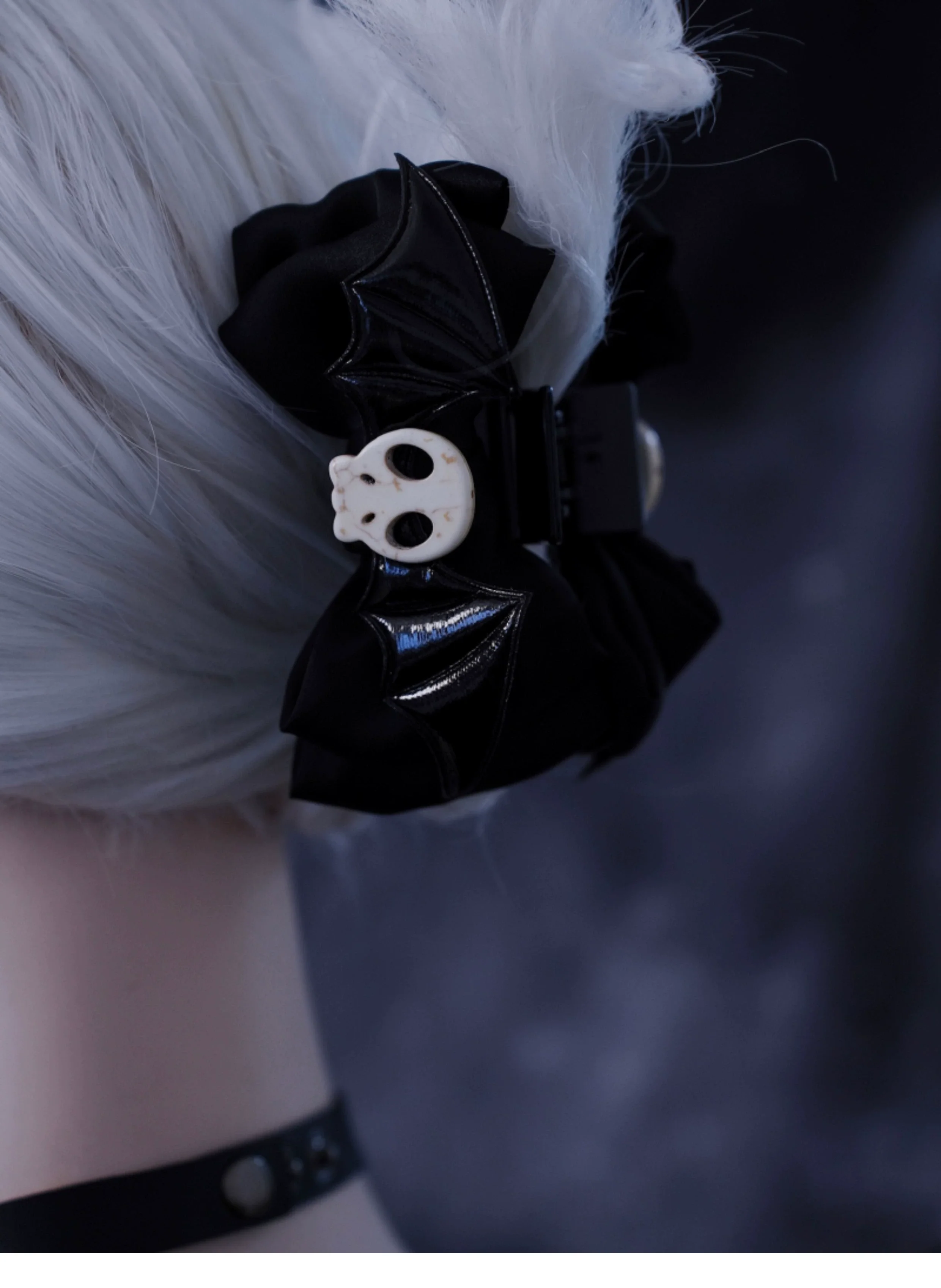 Strange Sugar - Gothic Hair Accessories Set Skulls Sharks Lolita Clips Headbands - Image 39