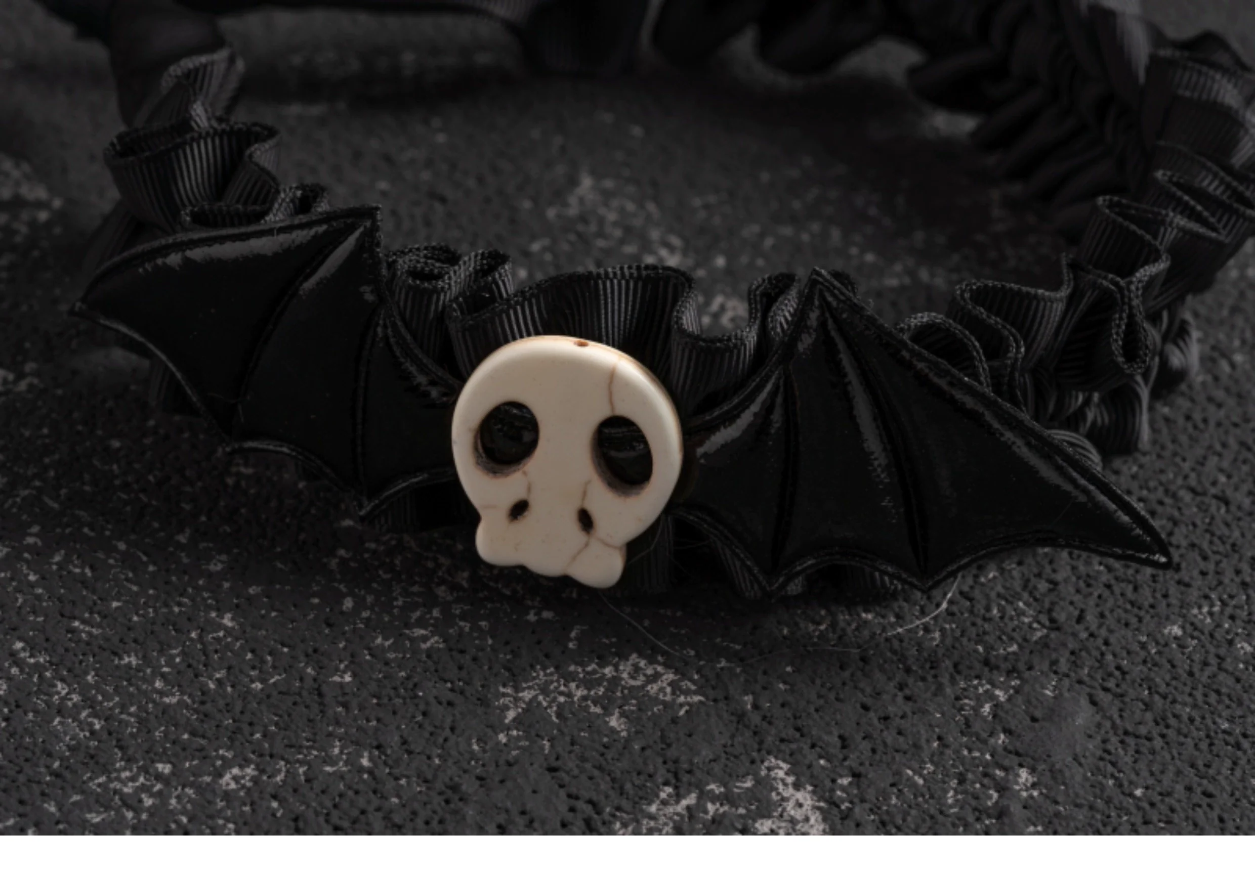 Strange Sugar - Gothic Hair Accessories Set Skulls Sharks Lolita Clips Headbands - Image 42